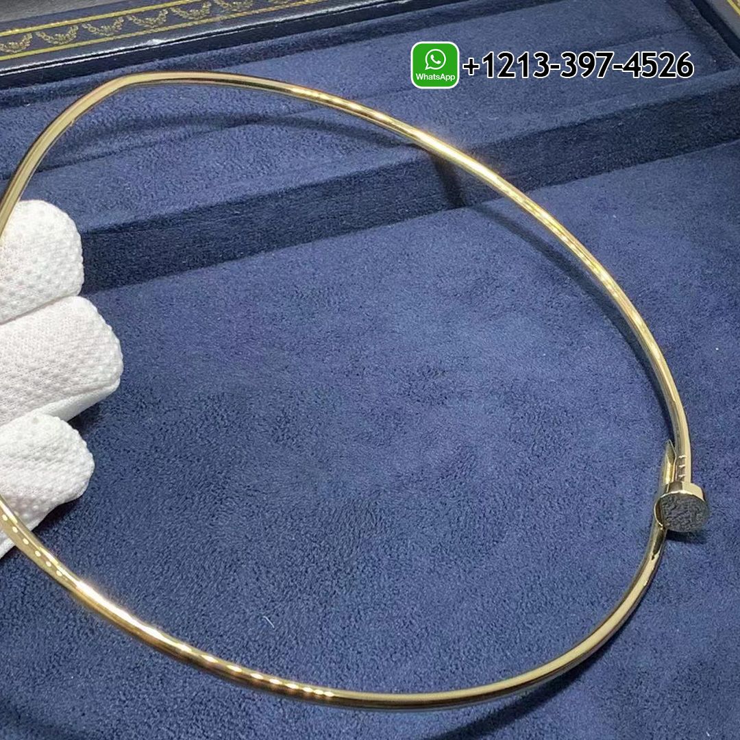 Cartier Juste un Clou 18K Yellow Gold Small Model Nail Necklace B7224799