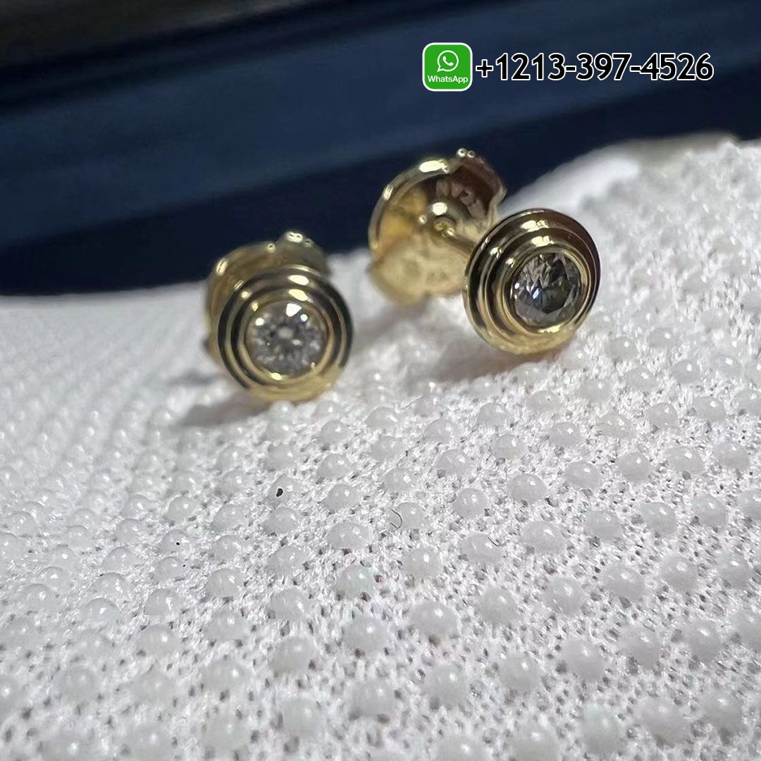 Cartier Diamants Légers 18K Yellow Gold Earrings MM – B8041600