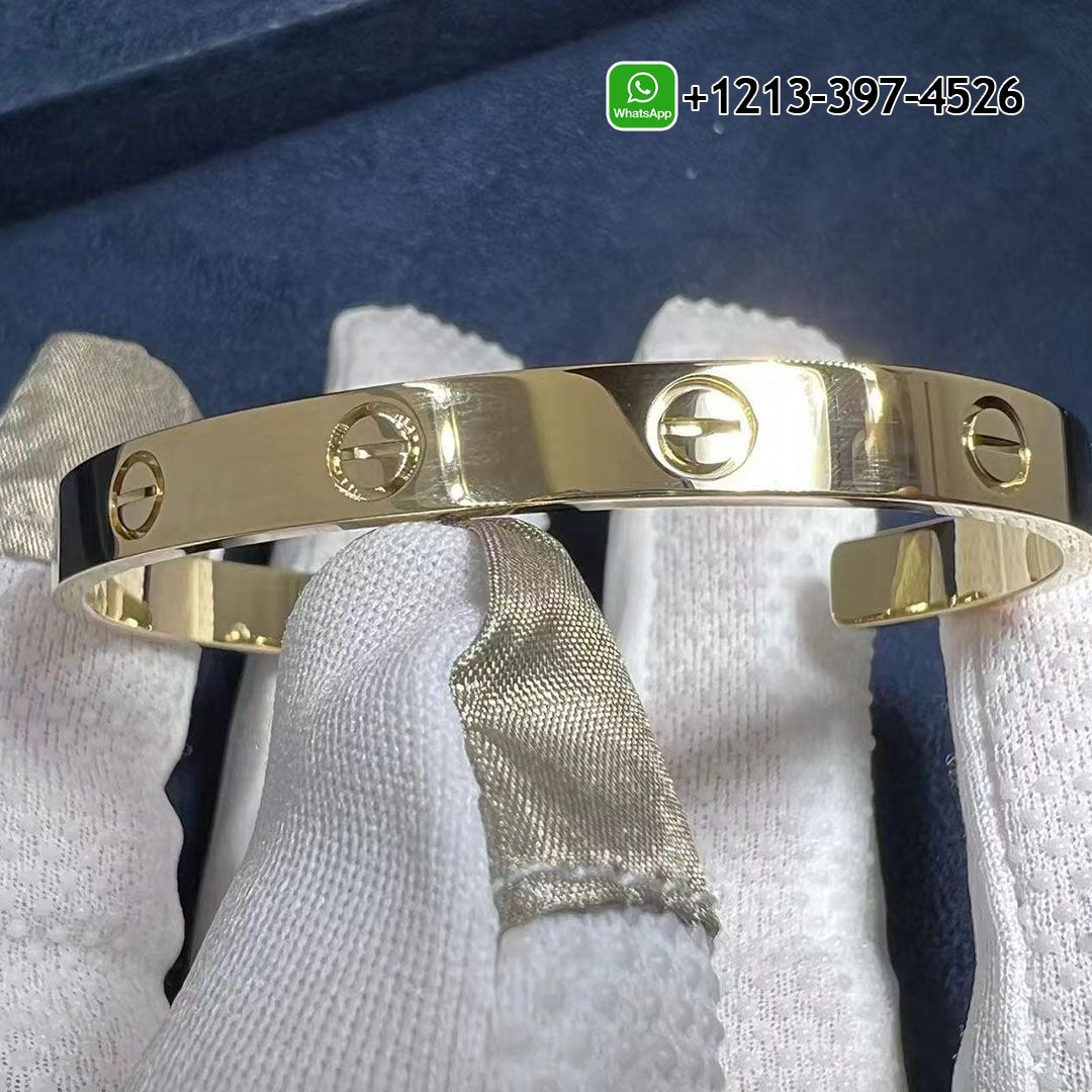 Cartier LOVE Cuff Pure 18k Yellow Gold Bracelet B6032417