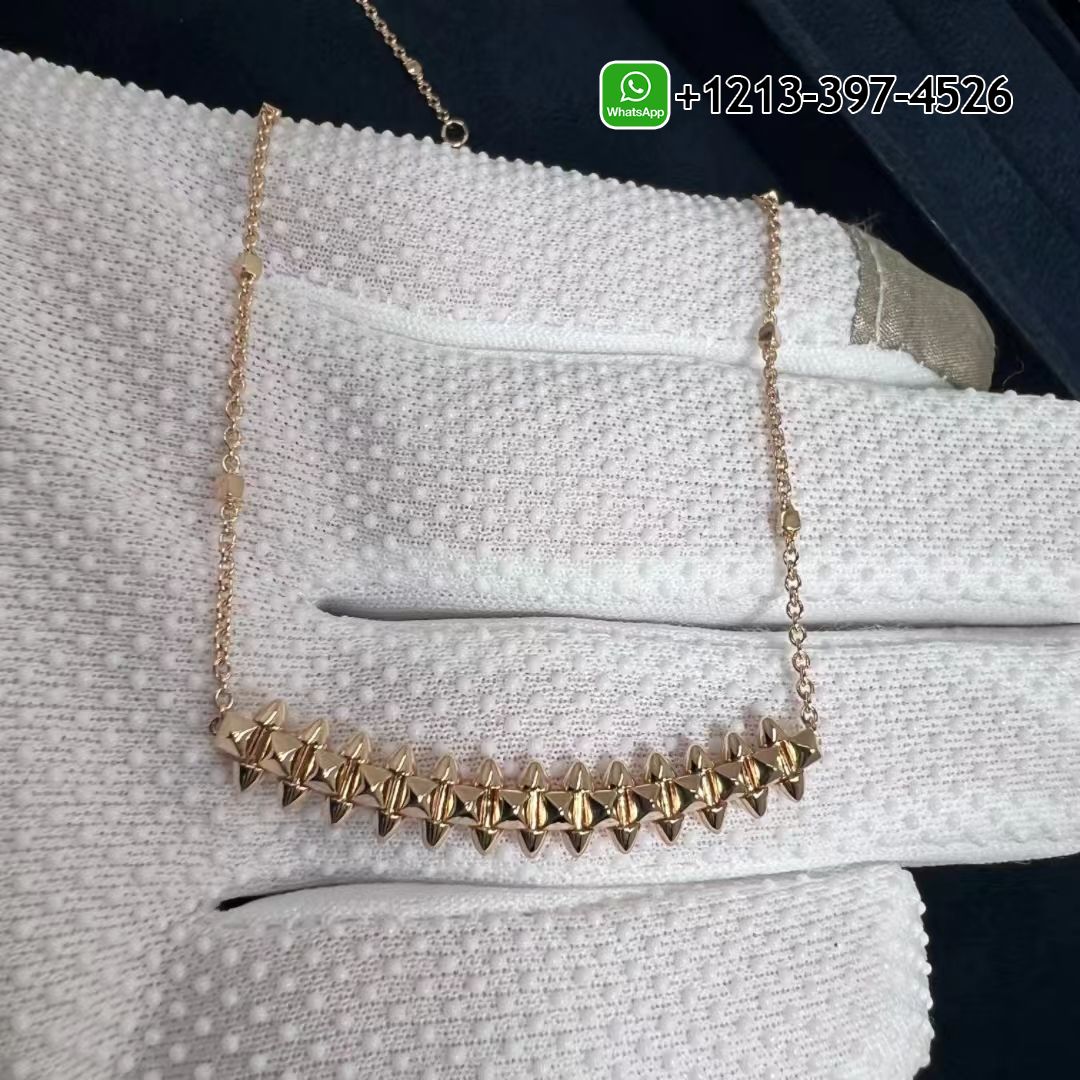 Cartier Clash De Cartier 18K Rose Gold Medium Model Necklace Ref. B7224745
