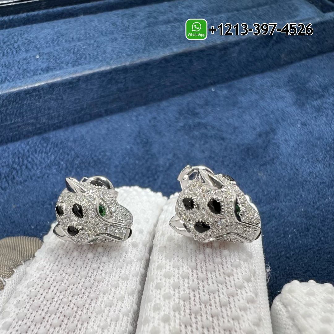 Cartier Panthère de Cartier 18K White Gold Diamond Earrings N8515269