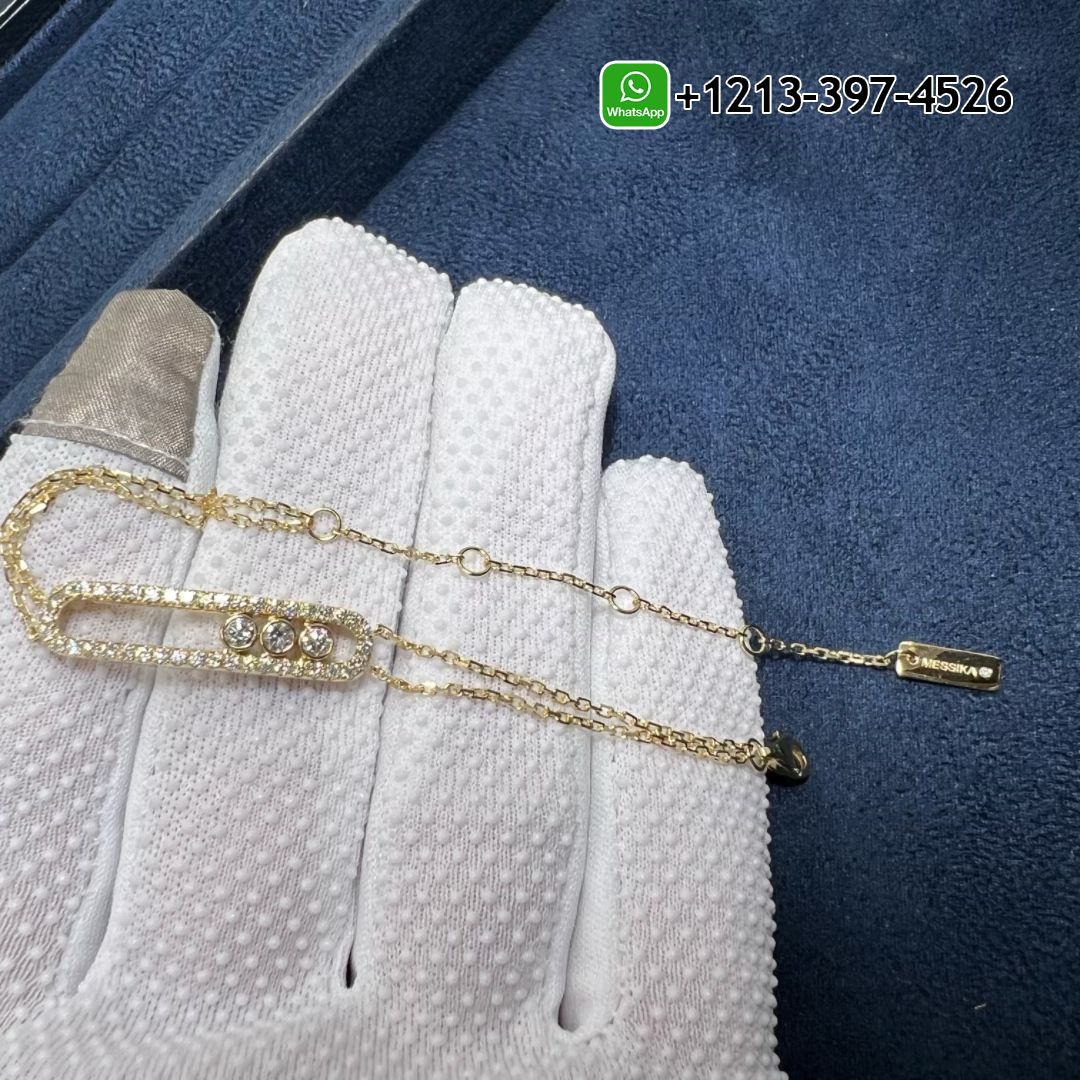 Messika Move Classic 18K Yellow Gold Diamond Bracelet 03995-YG