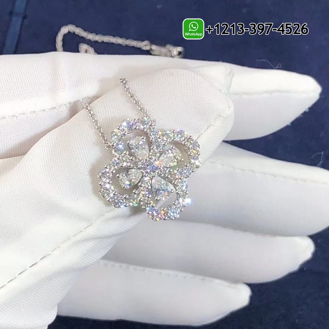 Harry Winston Diamond Loop by Harry Winston Full Motif  Diamond Pendant Necklace PEDPRPMEL4C