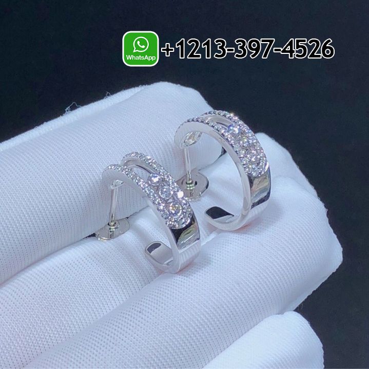 Messika Move PavÉ Hope 18K White Gold Diamond Earrings